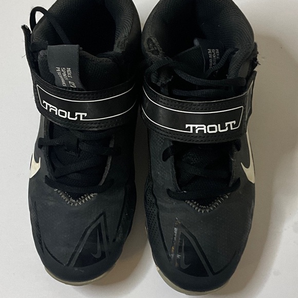 Nike Kids Black and White High-Top Sneakers - Picture 1 of 1